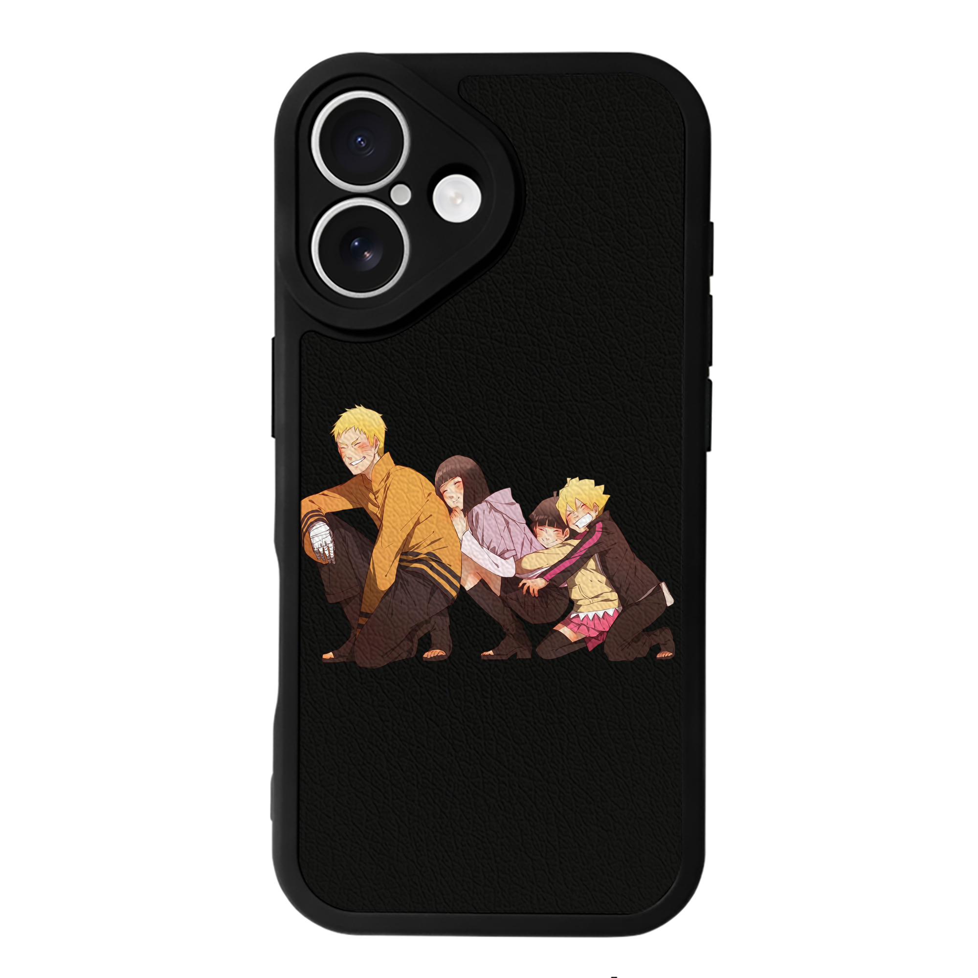 （画像用） NARUTO -ナルト- うずまき ナルト Uzumaki Naruto 【iPhone 16シリーズ対応】シリコンスマホケース（レザー調） 材質：シリコン